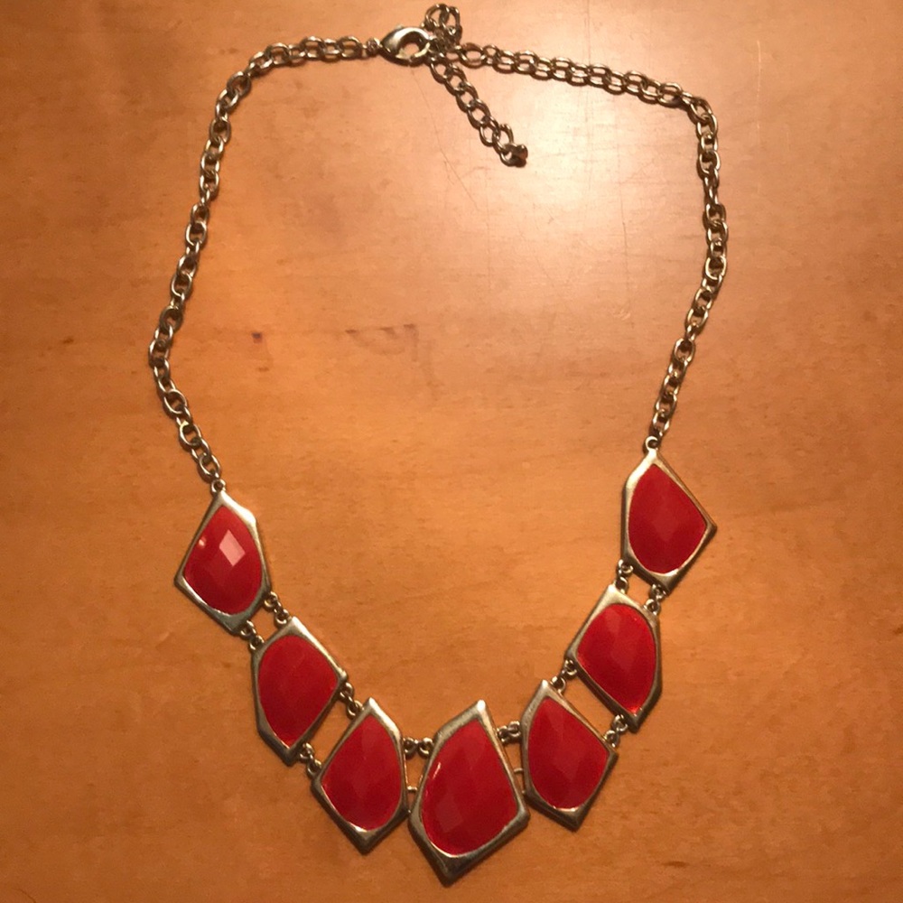Red custom necklace